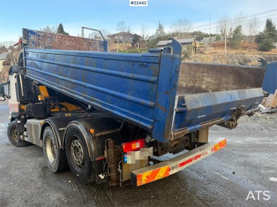 Volvo FM crane truck with a tipper and a 26.5 t/m Effer FM crane truck with a tipper and a 26.5 t/m Effer 2011 2 Crane tru...