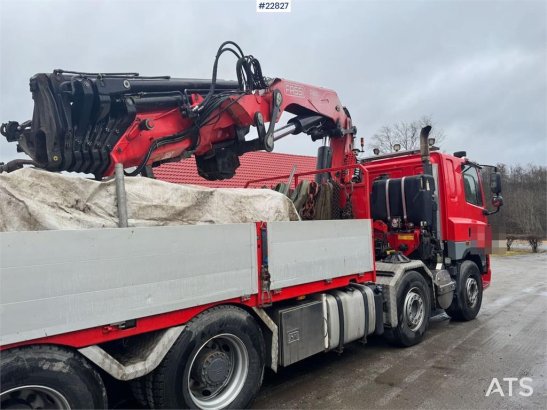 DAF CF85 8x4 crane truck with 66 t/m Fassi crane crane CF85 8x4 crane truck with 66 t/m Fassi crane crane 2013 2 Crane tru...