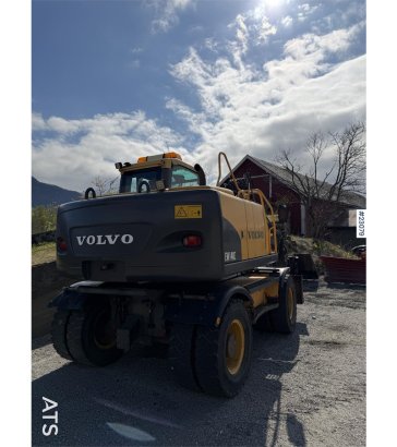 Volvo EW140C hjulgraver m/rotortilt, hengerfeste og sent EW140C hjulgraver m/rotortilt, hengerfeste og sent 2009 2 Wheeled...