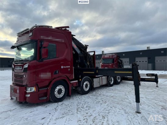 Scania R580 8x2 crane truck with 85 t/m Hiab crane – jib R580 8x2 crane truck with 85 t/m Hiab crane – jib 2019 2 Crane tr...