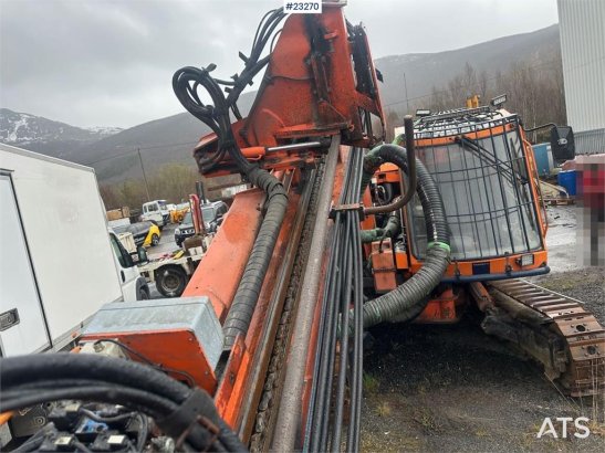 Tamrock 500 drilling rig w/ full set of new drill rods and Tamrock 500 drilling rig w/ full set of new drill rods and 2000...