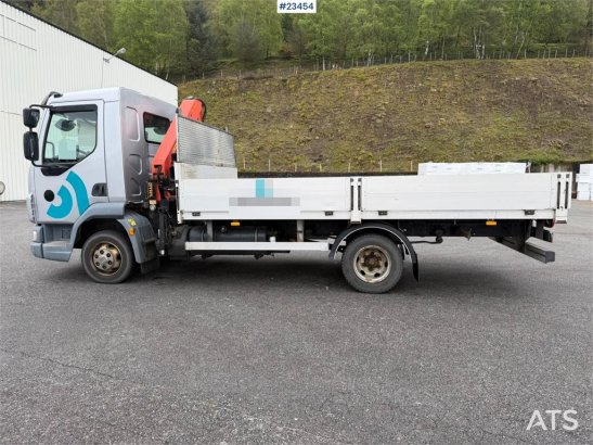 DAF 45.180 flatbed truck with low mileage and a PK4100 45.180 flatbed truck with low mileage and a PK4100 2007 2 image 13