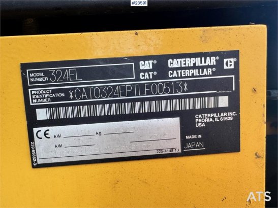 CAT 324 EL 324 EL 2016 2 Crawler Excavators image 13