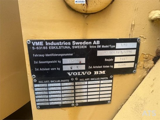 Volvo L70 Wheel Loader for Sale – Sold Without Bucket L70 Wheel Loader for Sale – Sold Without Bucket 1991 2 Wheel Loaders...