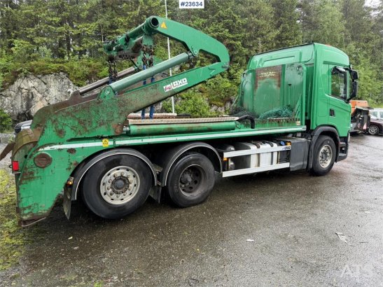 Scania G410 lift dumper with a rotator 3203 2019 2 image 28