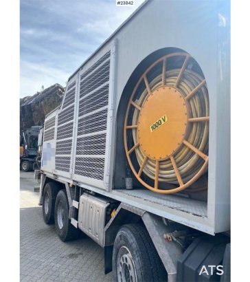 Mercedes-Benz Arocs 8x4 with a AMV 7450H concrete spraying super Mercedes-Benz Arocs 8x4 with a AMV 7450H concrete sprayin...
