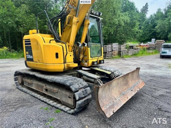 Komatsu PC138US Excavator w/ Rototilt and 3 buckets – Well PC138US Excavator w/ Rototilt and 3 buckets – Well 2011 2 Crawl...