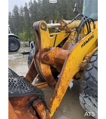 Komatsu WA380 Wheel Loader – Bucket and Joystick Steering 848 1998 2 Wheel Loaders image 13