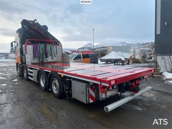 Volvo FH crane truck 8x2 w/ 95 t/m crane, jib and winch, 590 2024 2 Crane trucks image 43