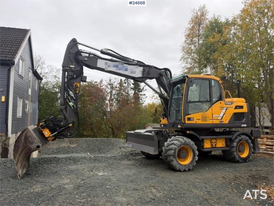 Volvo EW140D Wheeled Excavator with Rototilt, GPS and Gr 10079 2017 2 Wheeled Excavators image 13