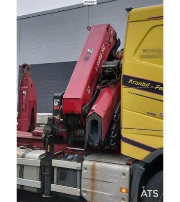 Volvo FH540 8x4 Tridem truck with 35 tm Hiab crane and 2 590 2022 2 Crane trucks image 13
