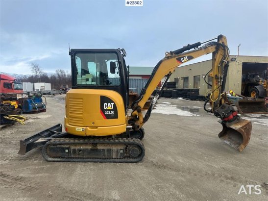 CAT 303.5ECR excavator w/ 2 buckets and tiltrotator – 303.5ECR excavator w/ 2 buckets and tiltrotator – 2017 2 image 14