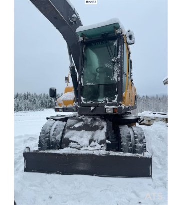 Volvo EW160D wheeled excavator with elevating cab and so EW160D wheeled excavator with elevating cab and so 2014 2 Wheeled...