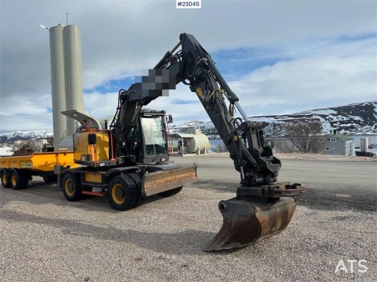 Volvo EWR150E wheeled excavator w/ GPS, trailer, 3 bucke EWR150E wheeled excavator w/ GPS, trailer, 3 bucke 2020 2 Wheeled...