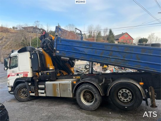 Volvo FM crane truck with a tipper and a 26.5 t/m Effer FM crane truck with a tipper and a 26.5 t/m Effer 2011 2 Crane tru...