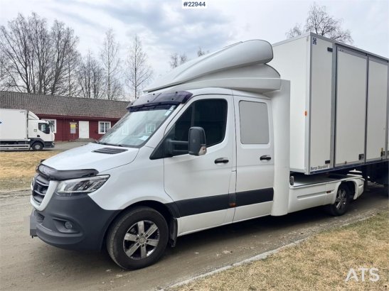 Mercedes-Benz Sprinter tractor unit with 2021 Freno-Air box trai Sprinter tractor unit with 2021 Freno-Air box trai 2020 2...