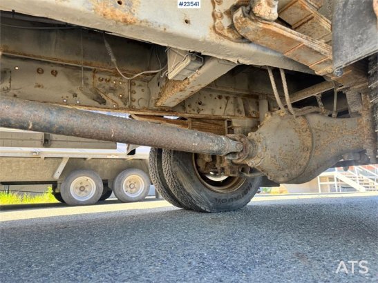 Mitsubishi Fuso Canter Flatbed Truck with Rear-Mounted Crane Fuso Canter Flatbed Truck with Rear-Mounted Crane 2010 2 imag...