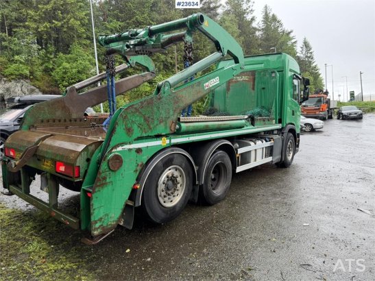 Scania G410 lift dumper with a rotator 3203 2019 2 image 14