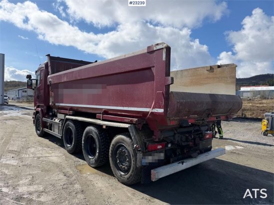 Scania R580 8x4 combi truck w/ new retarder, turntable an R580 8x4 combi truck w/ new retarder, turntable an 2016 2 Tipper...