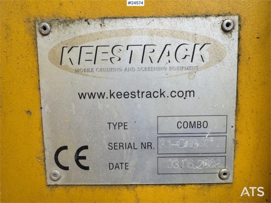 Keestrack Combo Screening Plant – approx. 2,500 hours! Keestrack Combo Screening Plant – approx. 2,500 hours! 2008 2 image 14