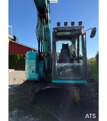 Kobelco SK75SR-3E Tracked excavator – tiltrotator and 2 bu SK75SR-3E Tracked excavator – tiltrotator and 2 bu 2016 2 Crawl...