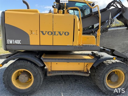 Volvo EW140C hjulgraver m/rotortilt, hengerfeste og sent EW140C hjulgraver m/rotortilt, hengerfeste og sent 2009 2 Wheeled...