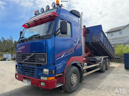 Volvo FH12 6x2 hook truck with a 20-ton hook and contain 590 2000 2 image 15