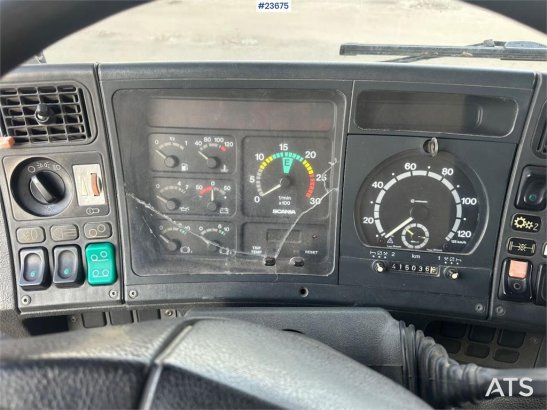 Scania P93H crane truck with 14 t/m crane and Laxo attach P93H crane truck with 14 t/m crane and Laxo attach 1989 2 Crane ...