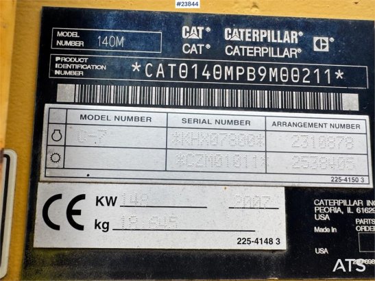 CAT 140M 483 2007 2 Motor graders image 15