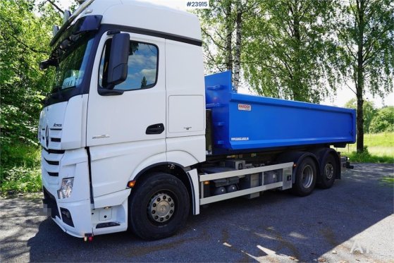 Mercedes-Benz Actros 2558 6x2 Hooklift Truck – Driving School Ve Actros 2558 6x2 Hooklift Truck – Driving School Ve 2016 2...