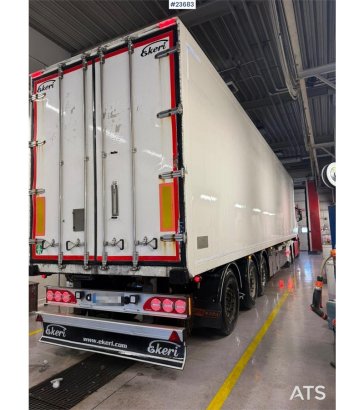 Ekeri T3-K 3 axle closed semi trailer w/ full side openi Ekeri T3-K 3 axle closed semi trailer w/ full side openi 2014 2 i...