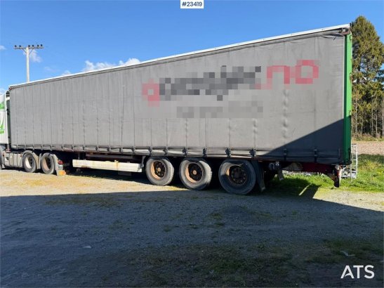 Scania R480 6x2 truck with a 3-axle Krone Profi Liner Nor R480 6x2 truck with a 3-axle Krone Profi Liner Nor 2009 2 Tracto...
