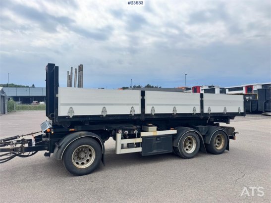 Hüffermann Drawbar Trailer with Cable Hoist and Body WATCH VI Huffermann Drawbar Trailer with Cable Hoist and Body WATCH V...