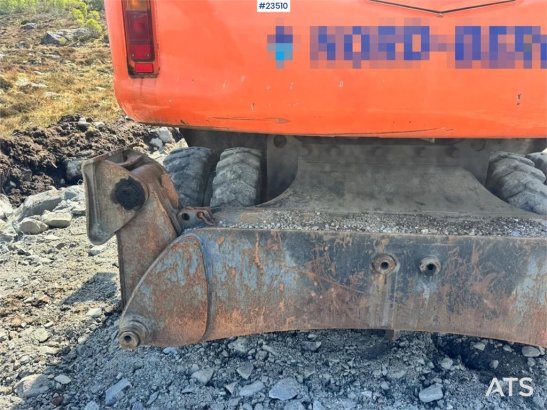 Hitachi ZX140W-3 wheel excavator with Rototilt and grading ZX140W-3 wheel excavator with Rototilt and grading 2008 2 Wheel...