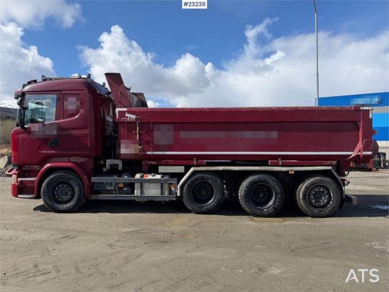 Scania R580 8x4 combi truck w/ new retarder, turntable an R580 8x4 combi truck w/ new retarder, turntable an 2016 2 Tipper...
