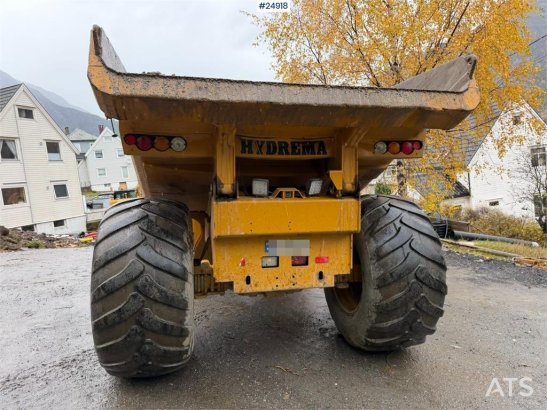 Hydrema 912E Dumper truck with white registration plates Hydrema 912E Dumper truck with white registration plates 2015 2 D...