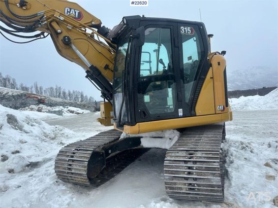 CAT 315 excavator w/ VA boom, GPS, rototilt and 2 buck 28 2022 2 Crawler Excavators image 17