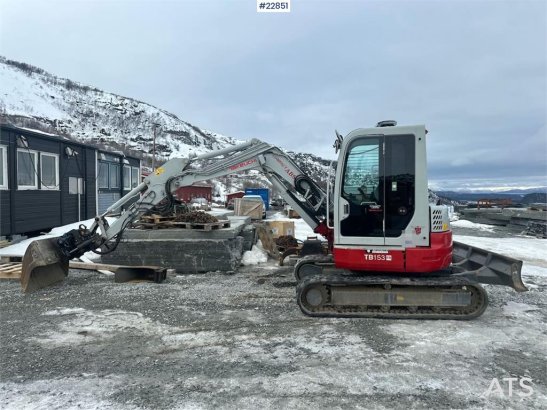 Takeuchi TB153FR excavator w/ 3 buckets and grapple cassett TB153FR excavator w/ 3 buckets and grapple cassett 2017 2 image 2