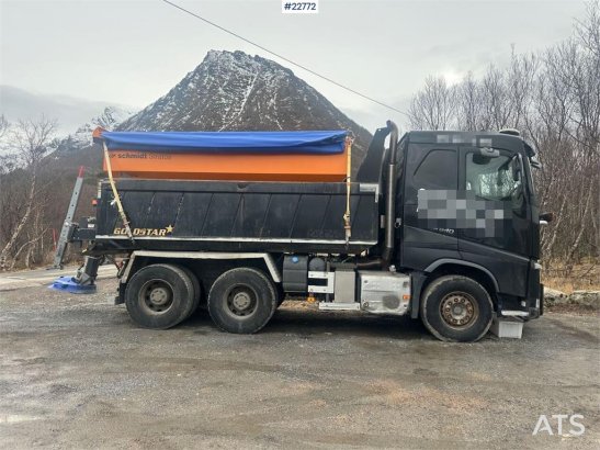 Volvo FH540 plow rigged 6x4 tipper truck w/ planer blade 3294 2016 2 Tipper trucks image 32