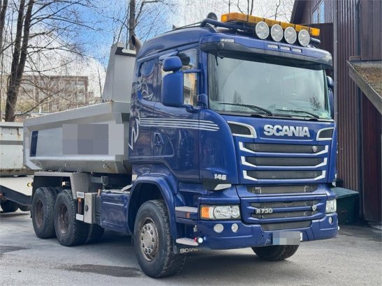 Scania R730 6x4 tipper truck with 2010 Maur triple traile R730 6x4 tipper truck with 2010 Maur triple traile 2017 2 Tipper...