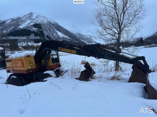 Åkerman H7M wheeled excavator with bucket H7M wheeled excavator with bucket 1991 2 Wheeled Excavators image 17
