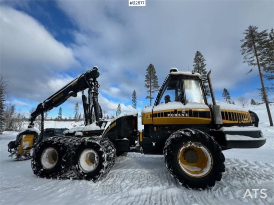 Ponsse Ergo Harvester with H7 Head and Ilsbo Brush Cutter Ponsse Ergo Harvester with H7 Head and Ilsbo Brush Cutter 2009 2...