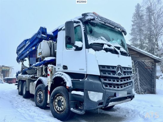 Mercedes-Benz Arocs 3251 Concrete Pump Truck – CIFA Magnum MK 28 Arocs 3251 Concrete Pump Truck – CIFA Magnum MK 28 2016 2...