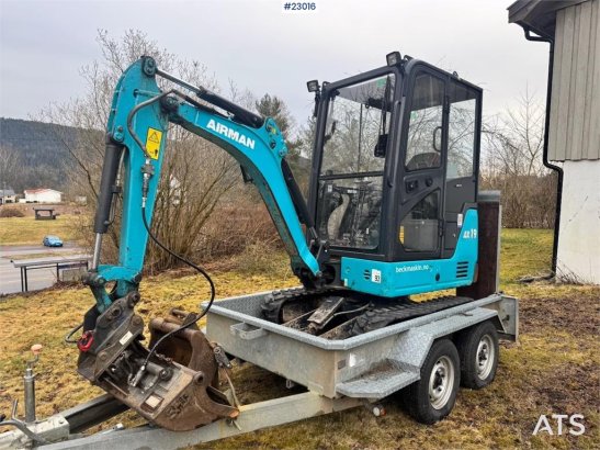 Airman AX19-6A mini excavator with 2 buckets and 2014 mac AX19-6A mini excavator with 2 buckets and 2014 mac 2018 2 image 2