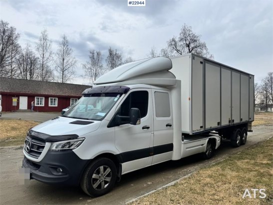 Mercedes-Benz Sprinter tractor unit with 2021 Freno-Air box trai Sprinter tractor unit with 2021 Freno-Air box trai 2020 2...