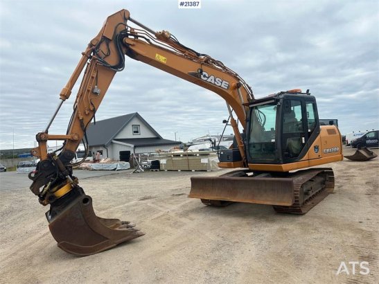 CASE CX130B excavator w/rototilt and two buckets. WATCH CX130B excavator w/rototilt and two buckets. WATCH 2011 2 Crawler ...