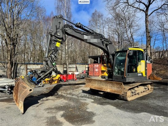 Volvo ECR145EL crawler excavator – Rototilt – 3 buckets ECR145EL crawler excavator – Rototilt – 3 buckets 2019 2 Crawler E...