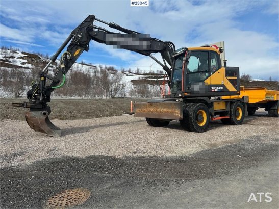 Volvo EWR150E wheeled excavator w/ GPS, trailer, 3 bucke EWR150E wheeled excavator w/ GPS, trailer, 3 bucke 2020 2 Wheeled...
