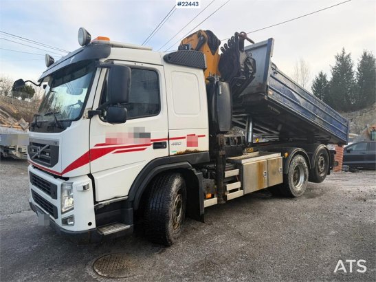 Volvo FM crane truck with a tipper and a 26.5 t/m Effer FM crane truck with a tipper and a 26.5 t/m Effer 2011 2 Crane tru...