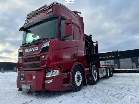 Scania R580 8x2 crane truck with 85 t/m Hiab crane – jib R580 8x2 crane truck with 85 t/m Hiab crane – jib 2019 2 Crane tr...